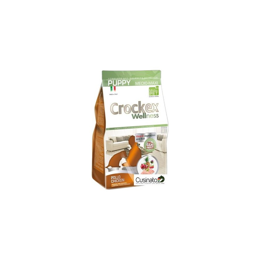 CROCKEX Wellness puppy pollo e riso 12 kg - 