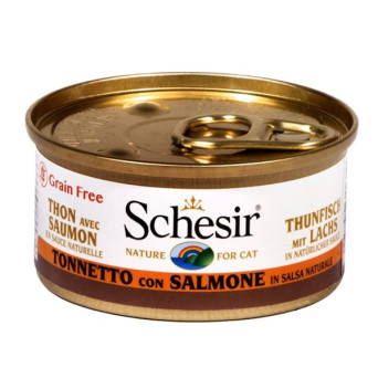 Schesir Gatto Tonnetto con Salmone in Salsa Naturale 85 gr.