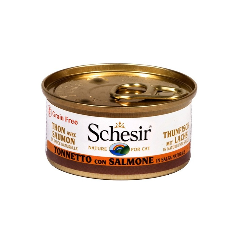 Schesir Gatto Tonnetto con Salmone in Salsa Naturale 85 gr. - 