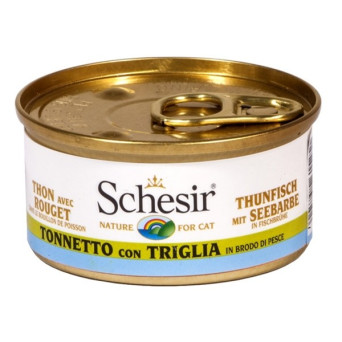 Schesir Gatto Tonnetto mit Meeräsche in Brühe 70 gr.