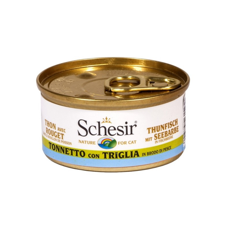 Schesir Gatto Tonnetto con Triglia in Brodo 70 gr. - 