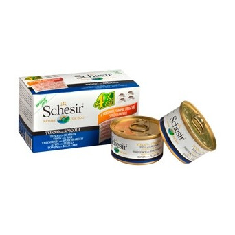 SCHESIR Tonnetto con Spigola in Gelatina 4x85 gr. - 