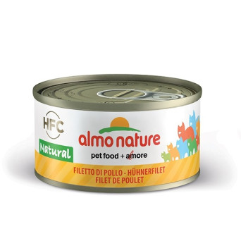 Almo Nature Gatto HFC Natürliches Hühnerfilet gr. 70 X 6 Dosen