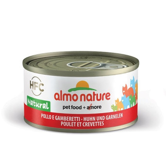 Almo Nature Gatto HFC Natural Pollo e Gamberetti gr.70 - 