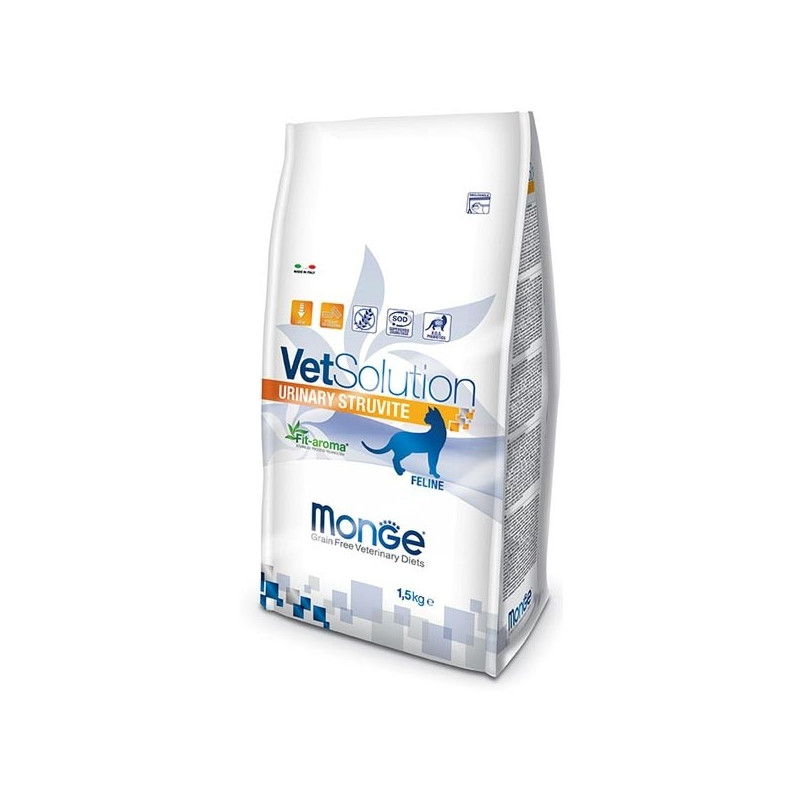 MONGE VETSOLUTION GATTO URINARY STRUVITE KG 1,5 - 