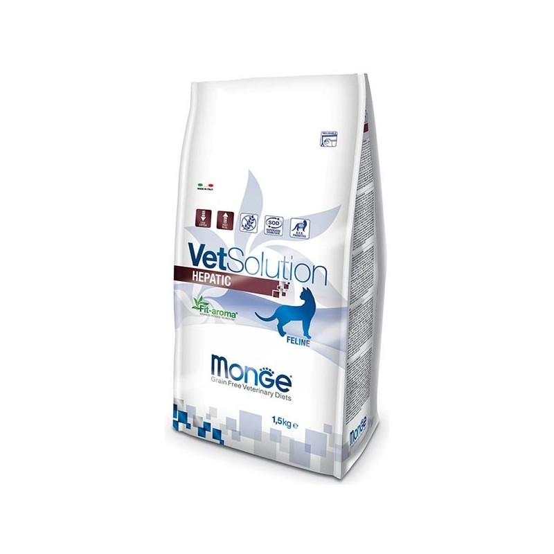 MONGE VETSOLUTION GATTO HEPATIC  1,5 Kg. - 