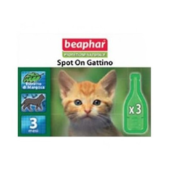 BEAPHAR -PROTEZIONE NATURALE- SPOT-ON GATTINO 3 pipette.