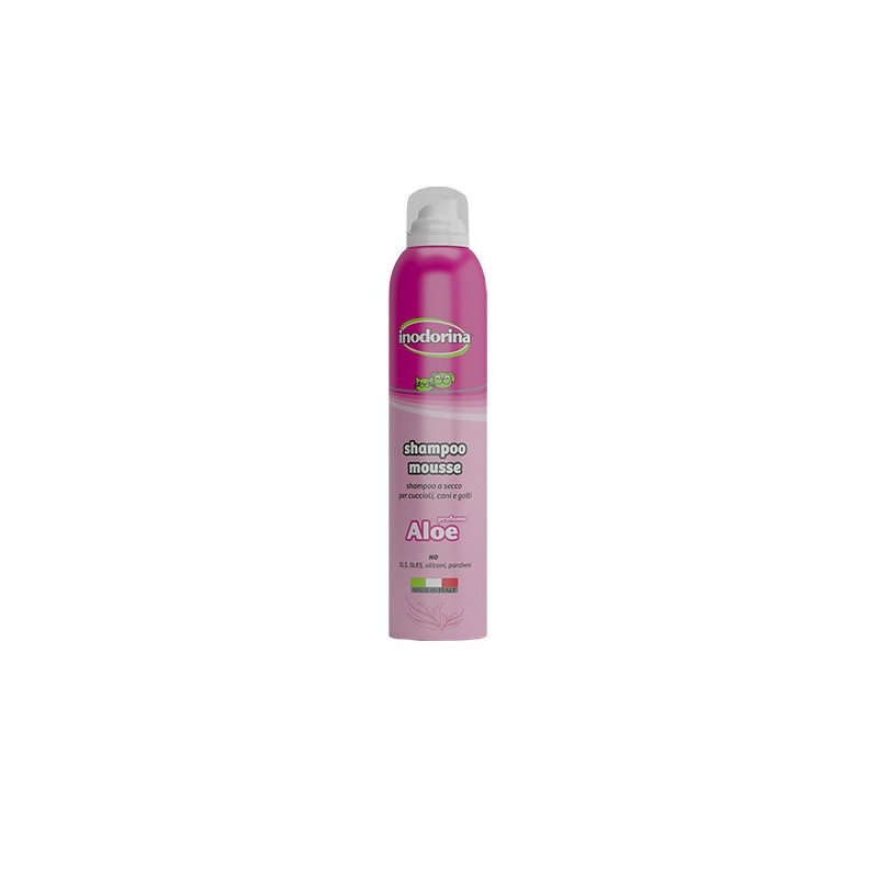 INODORINA SHAMPOO MOUSSE ALOE  300 ml. - 