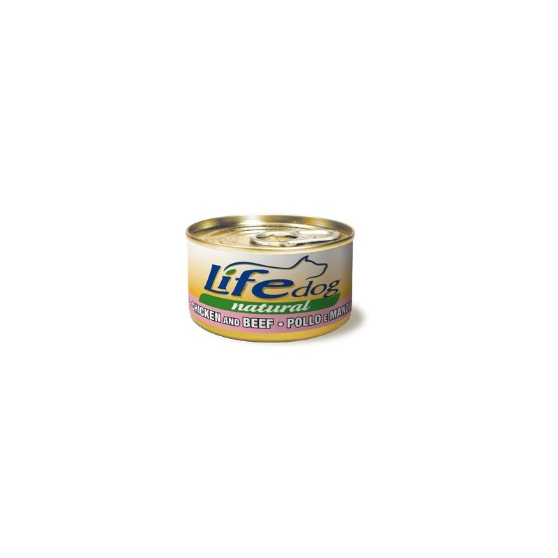 LIFE PET CARE Life Dog Naturale con Pollo e Manzo 90 gr. - 