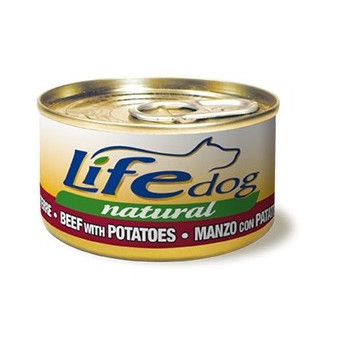 LIFE PET CARE Life Dog Naturale Dadini di Manzo e Patate 90 gr. - 