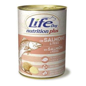 LIFE PET CARE Life Dog Nutrition Plus Lachs und Kartoffeln 400 gr.