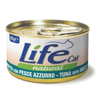 LIFE GATTO NATURAL TONNO PESCE AZZURRO 85 gr. - 