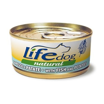 LIFE PET CARE Life Dog Naturale Pesce con Patate 170 gr.