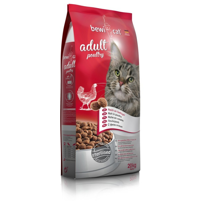 Bewi Cat Adult Poultry 20 Kg - 