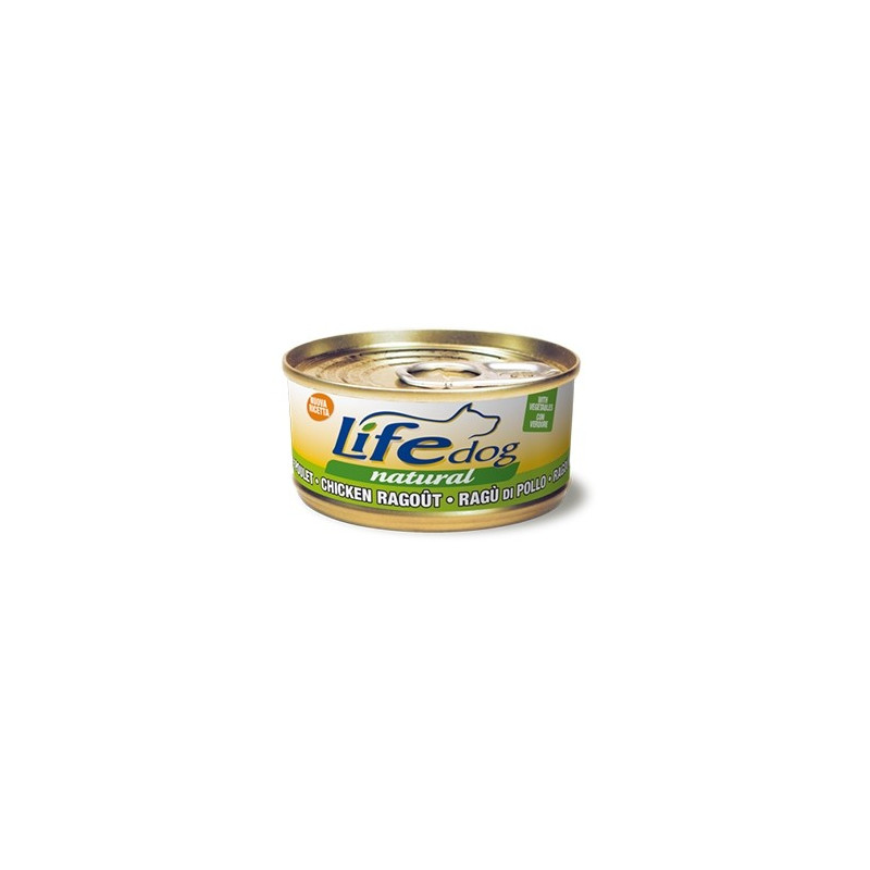 LIFE PET CARE Life Dog Naturale Ragù di Pollo con Verdure 170 gr. - 