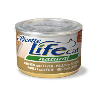 LIFE RICETTE GATTO POLLO FEGATINI CAROTE 150 gr.