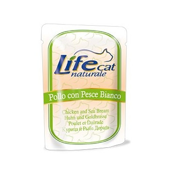 LIFE GATTO  filetti di PESCE BIANCO  30 buste da 70 gr. - 