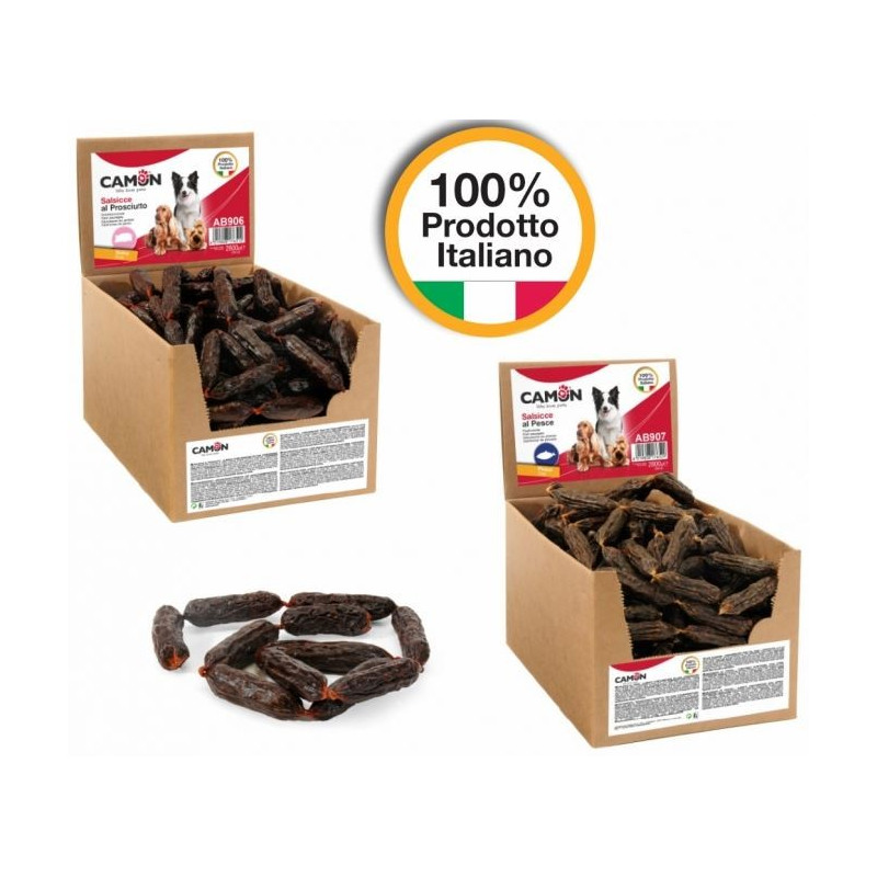 CAMON Cane Box Salsicce Al Prosciutto 200 Pz. - 