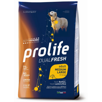 PROLIFE Dual Fresh Adult Büffel, Lamm & Reis - Mittel / Groß 2,5kg