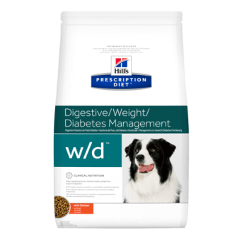 HILL'S Prescription Diet w/d Digestive/Weight/Diabetes Management 10 kg.