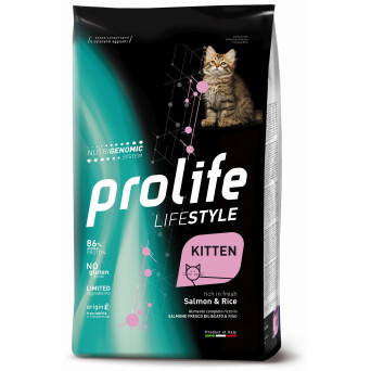 Prolife Cat Life Style Kätzchen Lachsreis 1,5 kg