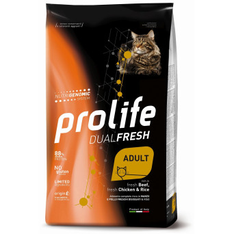 Prolife Cat Dual Fresh Adult Beef Chicken Rice 1,5 kg