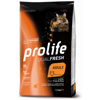 Prolife Cat Dual Fresh Adult Lamb Trout Rice 1,5 kg