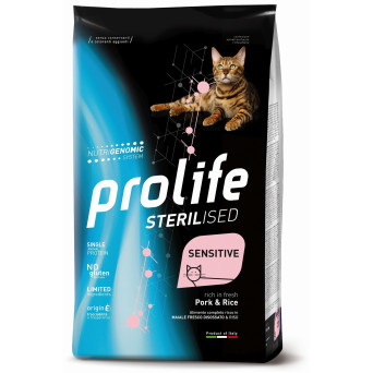 Prolife Cat Sterilised Sensitive Adult Schweinereis 1,5 kg