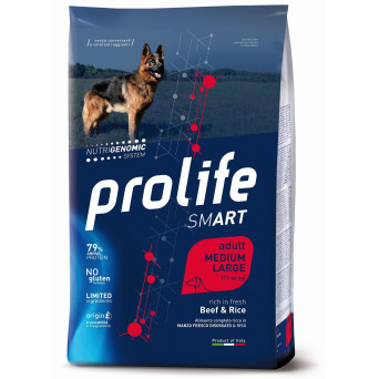 PROLIFE Smart Adult Beef & Rice Medium / large 2,5kg