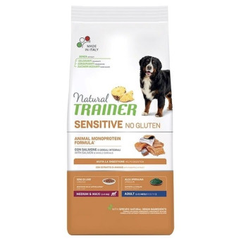 TRAINER Natural Sensitive Adult Medium & Maxi Lachs 3 kg.