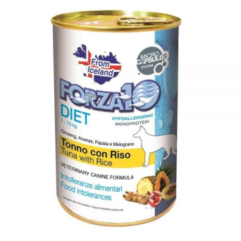 Forza10 Cane Patè Diet Tonno e Riso 400 g - 