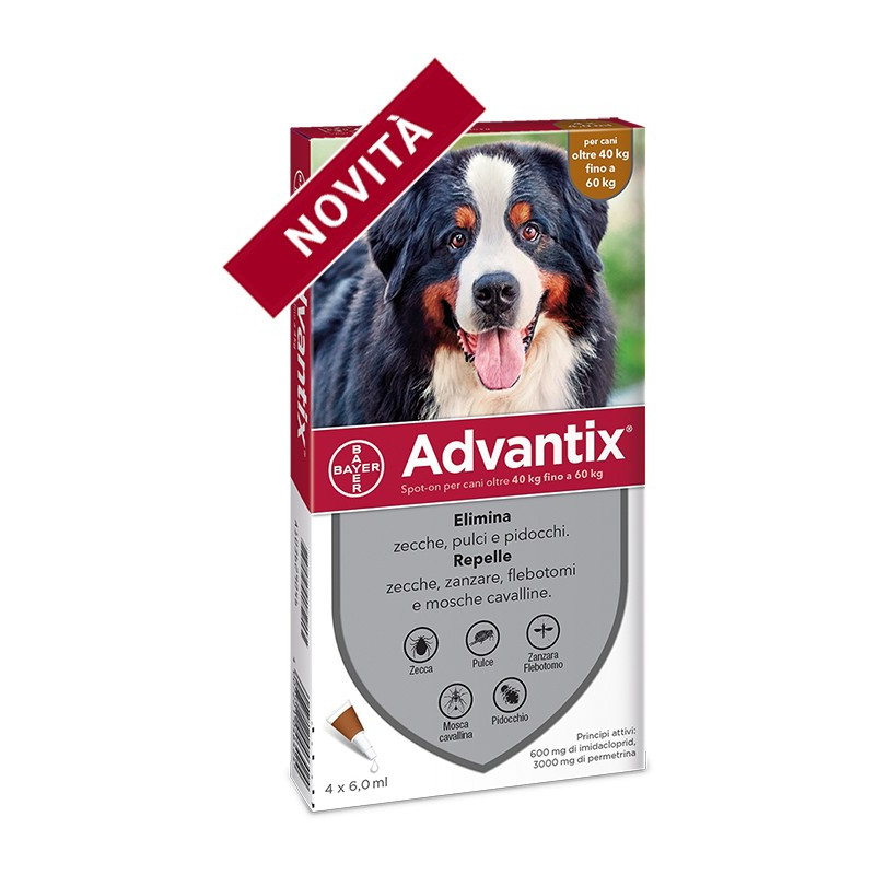 Advantix Spot-On per cani da 40/60 kg - 