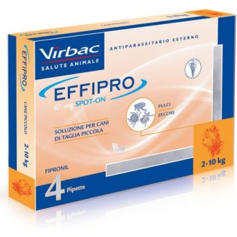 VIRBAC Effipro Spot On Cane 2-10 kg (4 Pipetten)