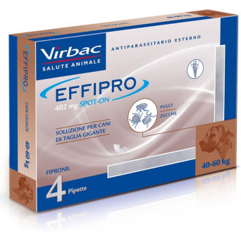 VIRBAC Effipro Spot On Cane 40 60 kg (4 pipettes) - 