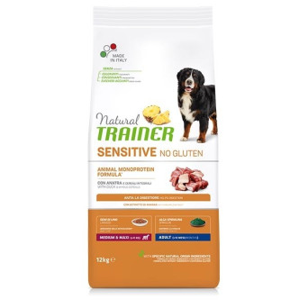 TRAINER Natural Sensitive Adult Medium & Maxi Anatra 3 kg.