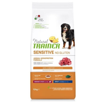 TRAINER Natural Sensitive Adult Medium & Maxi Lamb Rice 3 kg