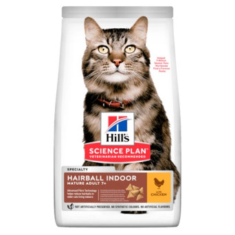 HILL'S Science Plan Adult Hairball Indoor con Pollo 1,5 kg.