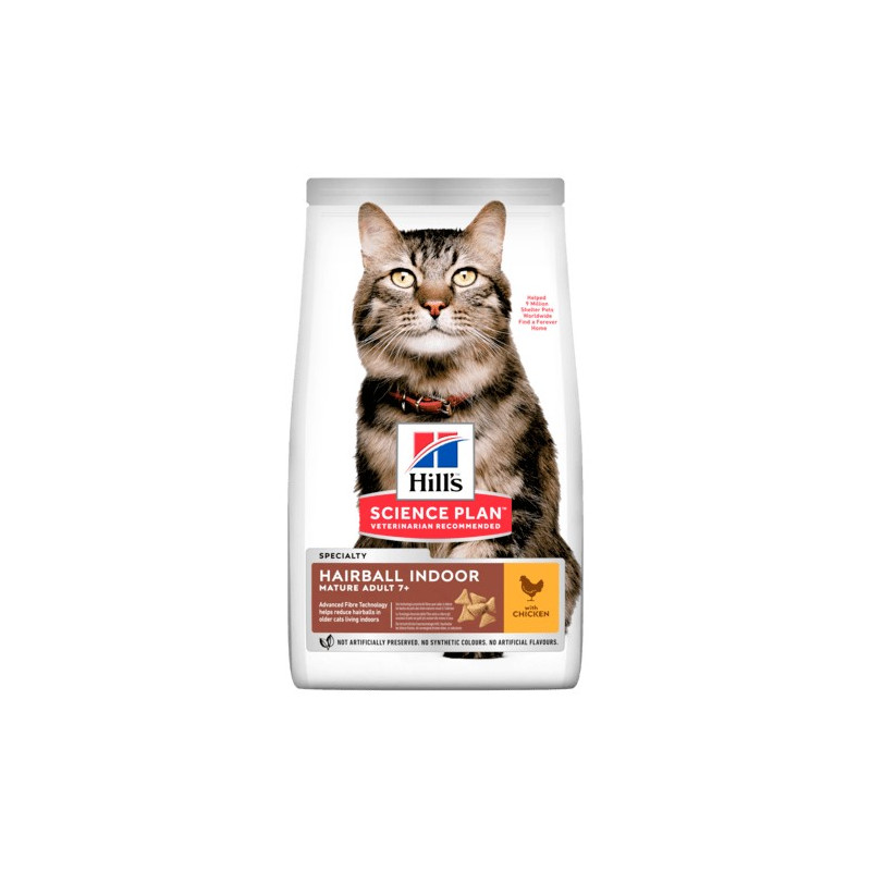 Hill's Gatto mature Hairball Indoor medium pollo 1,5 kg - 