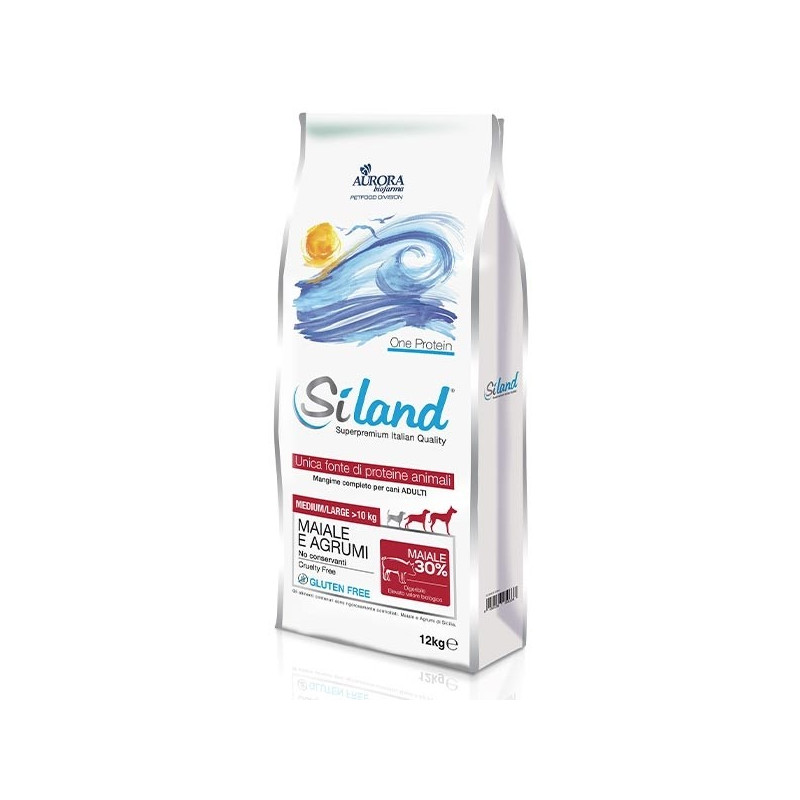 Siland Cane adult medium & large maiale e agrumi 12 kg - 