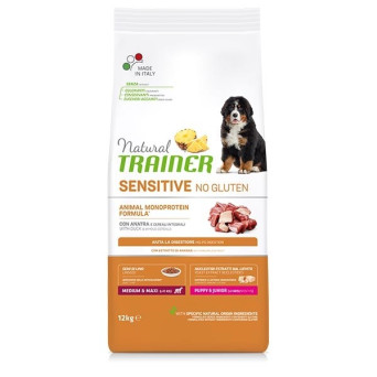 Trainer Natural Sensitive Puppy & Junior Medium & Maxi Anatra 3 kg - 