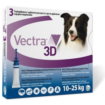 Ceva - Vectra 3D blu per cani 10-25 kg - 