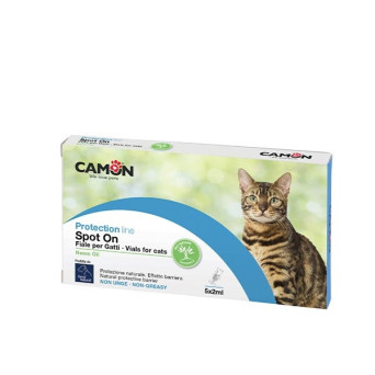 Camon -Vet Fiale Spot-on per Gatti all'olio di neem