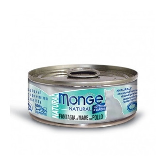 Monge Gatto Natural Superpremium Fantasia di Mare e Pollo 80 gr - 