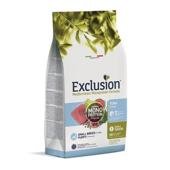 EXCLUSION Mediterraneo Monoproteico Adult small tonno 7 Kg. - 