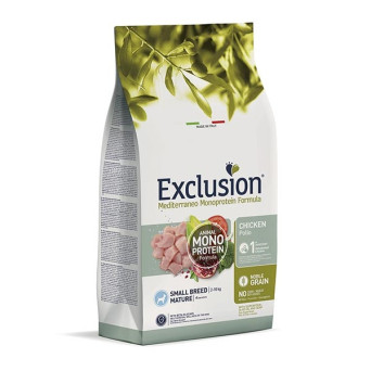 EXCLUSION Mediterranean Monoproteic Mature small chicken 2 kg