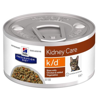 Hill's K/D Katze mit Hühnchen und Gemüse (Eintopf) ab 82 gr.