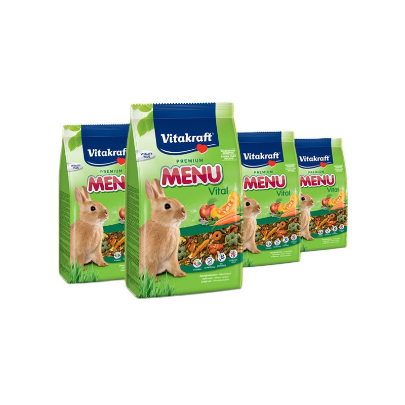 VITAKRAFT Menù Vital Conigli 3 kg. - 