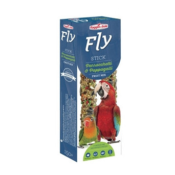 RAGGIO DI SOLE Fly Stick per Parrocchetti & Pappagalli Fruit Mix 80 gr. - 