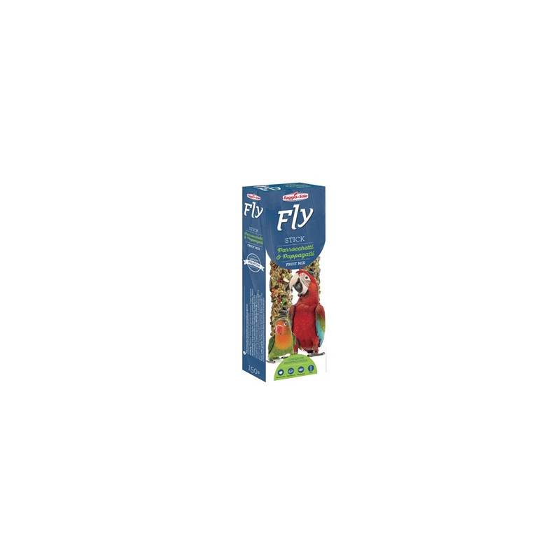 RAGGIO DI SOLE Fly Stick per Parrocchetti & Pappagalli Fruit Mix 80 gr. - 