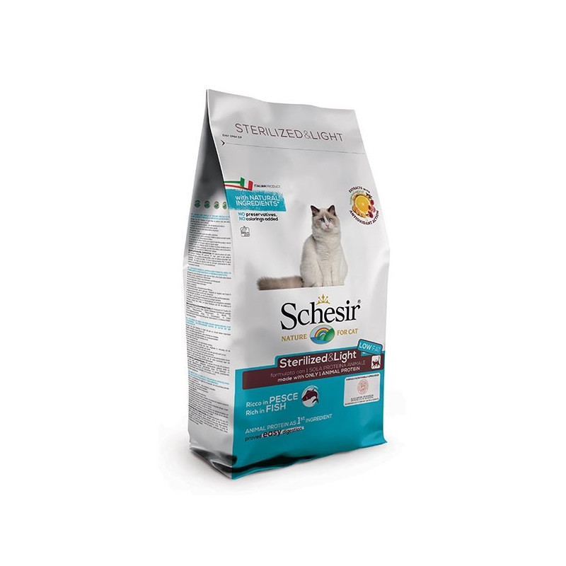 Schesir Gatto Sterilized & Light con Pesce 1,5 kg - 